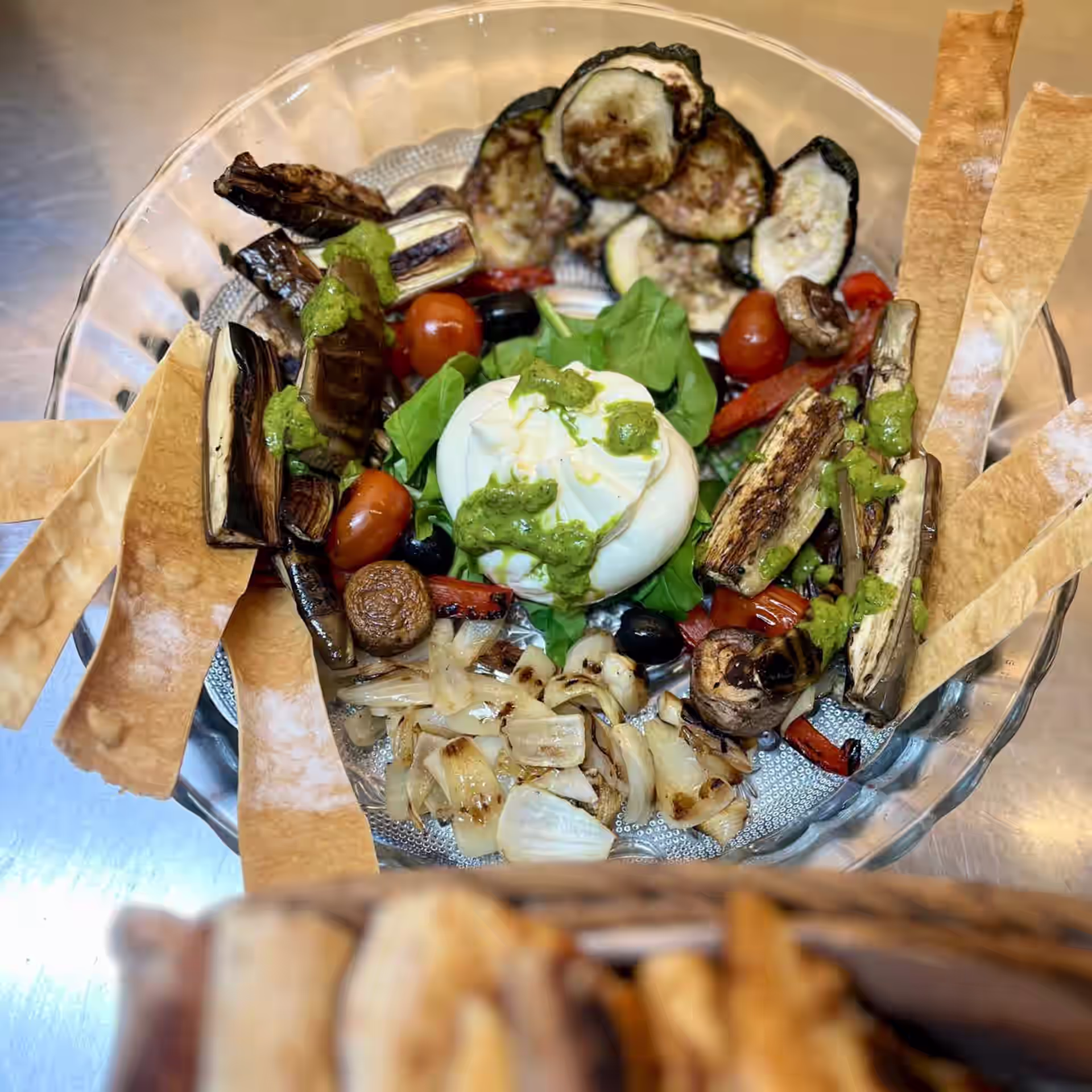 fresh burrata platter