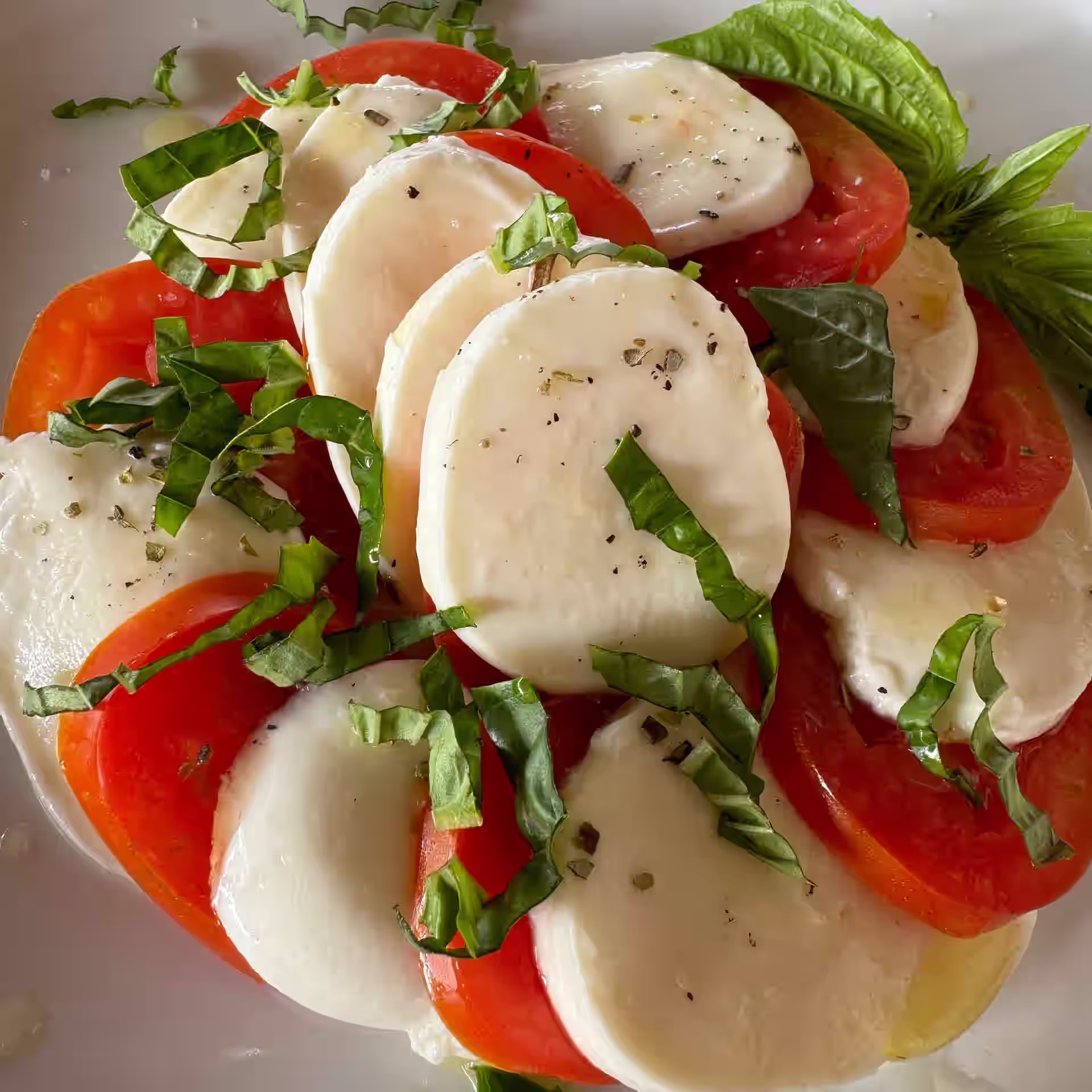 mozzarella caprese salad